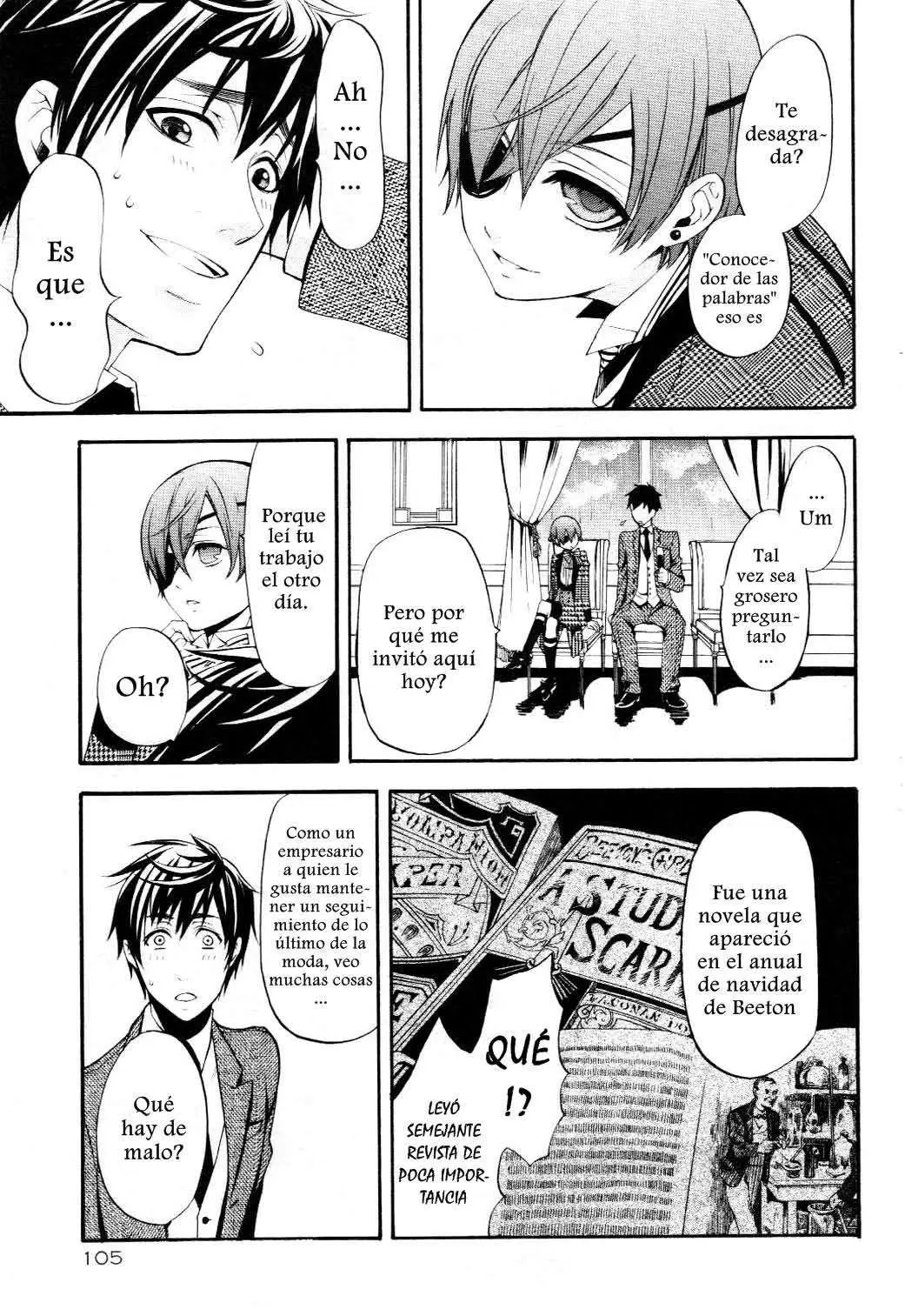 Black Butler capítulo 39, página 21