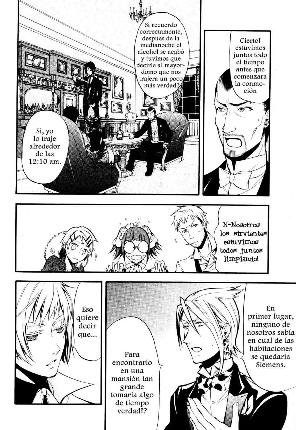 Black Butler capítulo 40, página 16