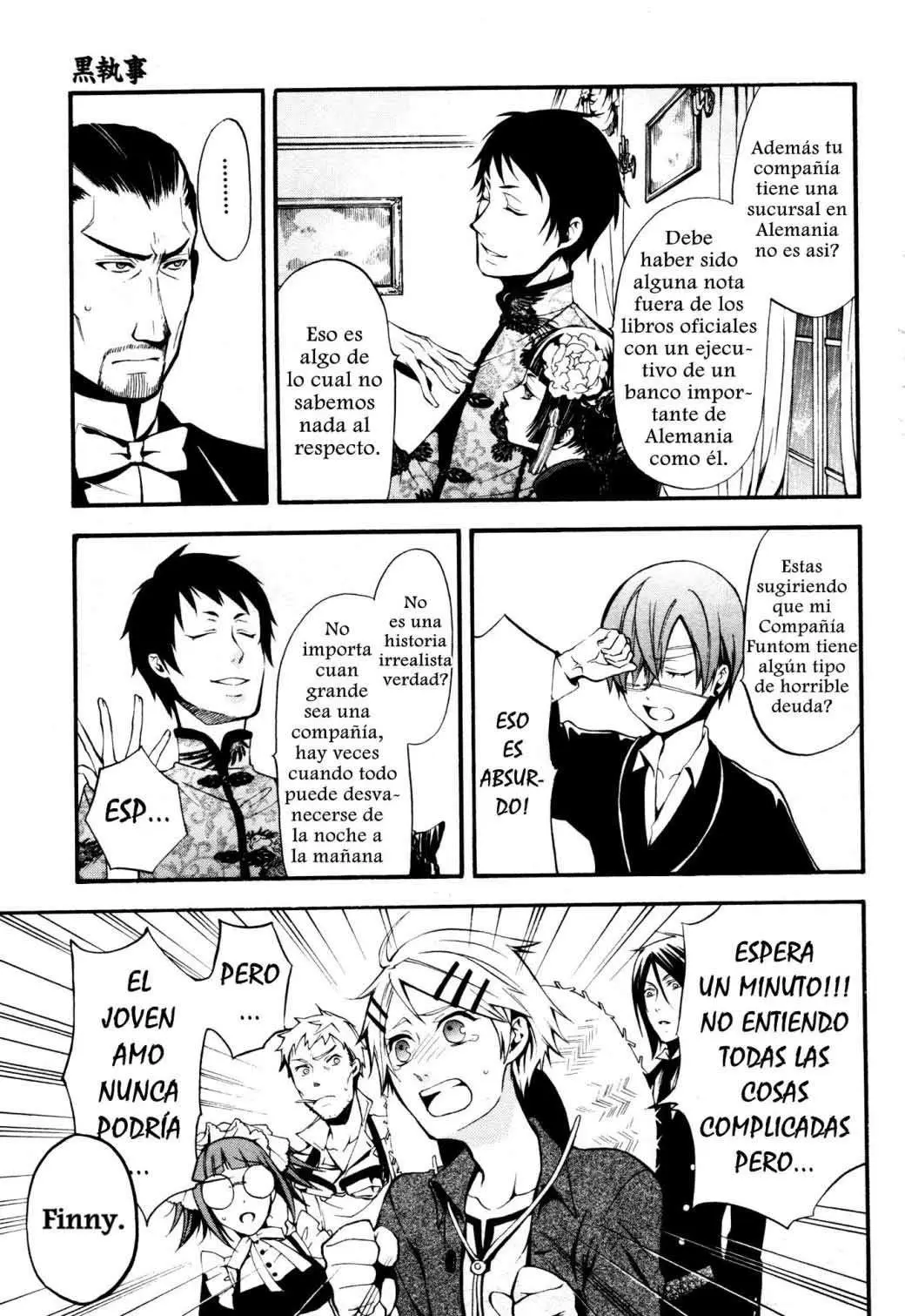 Black Butler capítulo 40, página 19