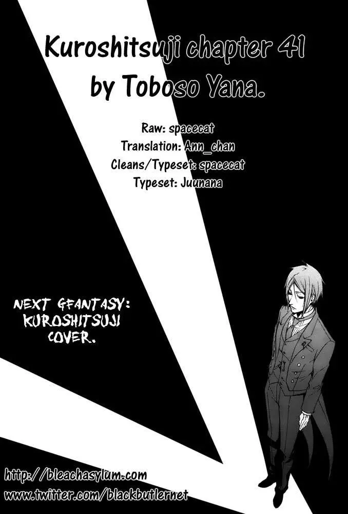 Black Butler capítulo 41, página 1