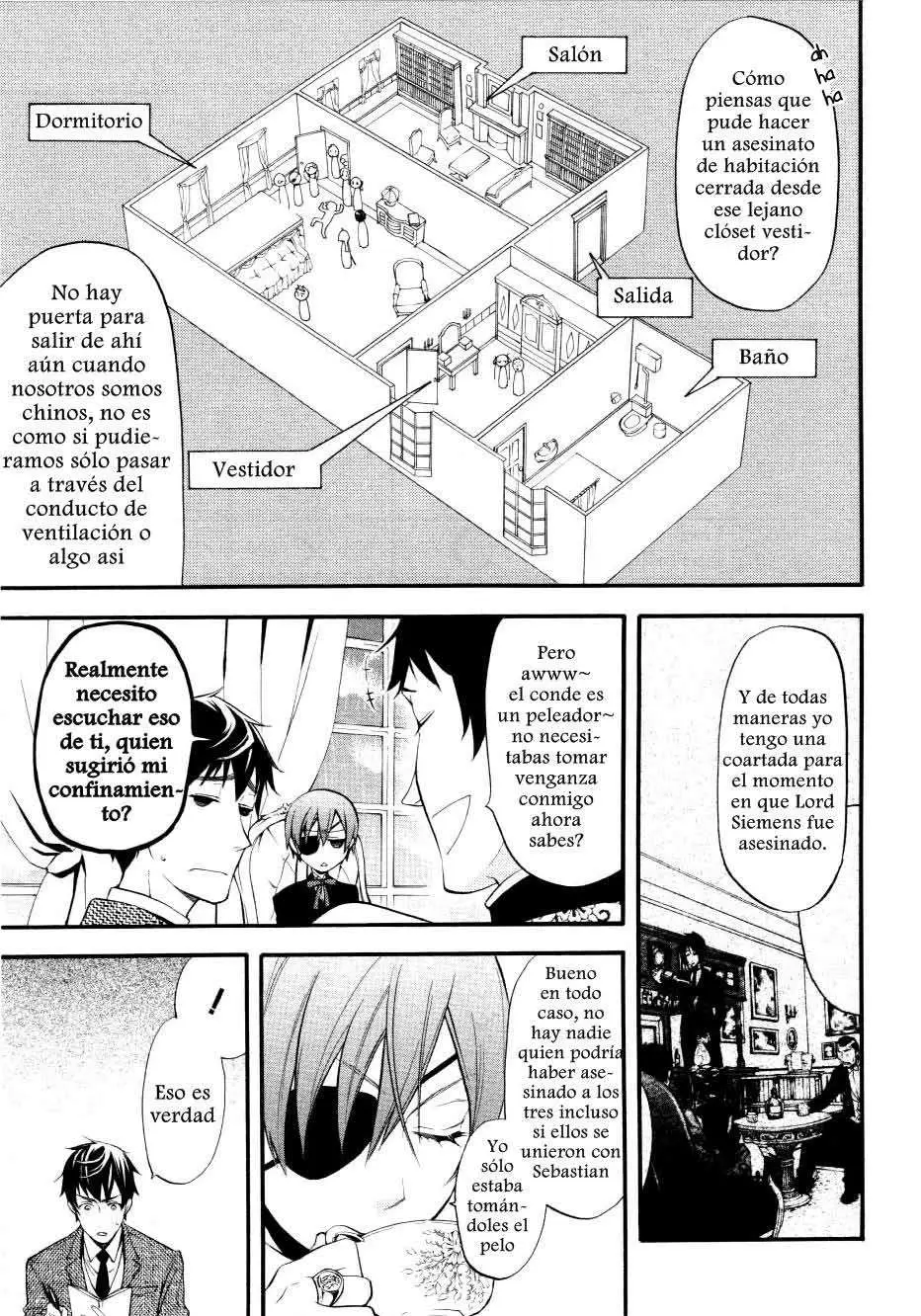 Black Butler capítulo 43, página 18