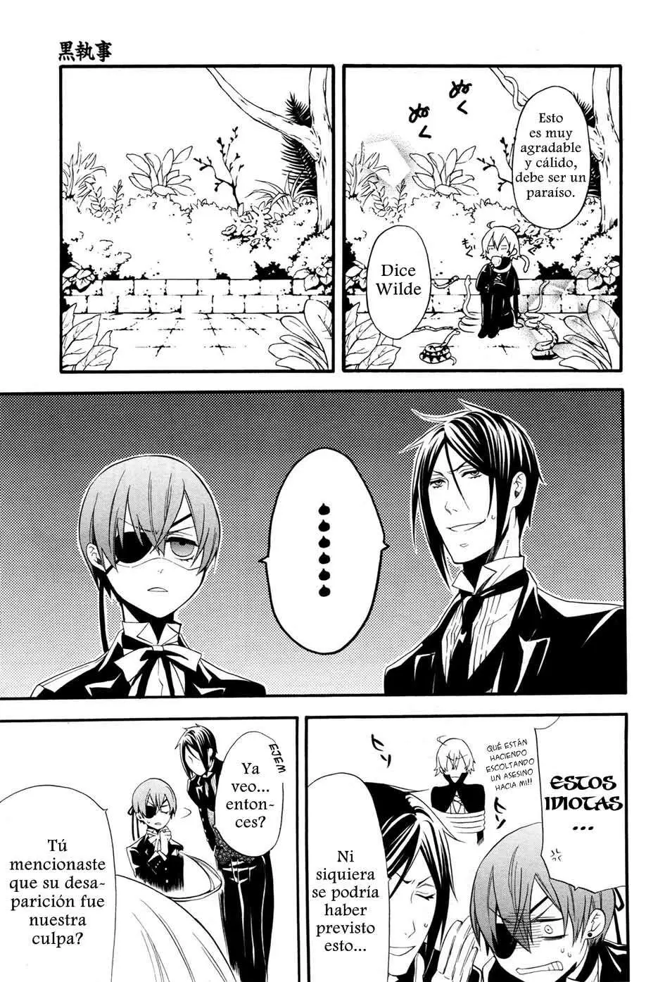 Black Butler capítulo 50, página 18