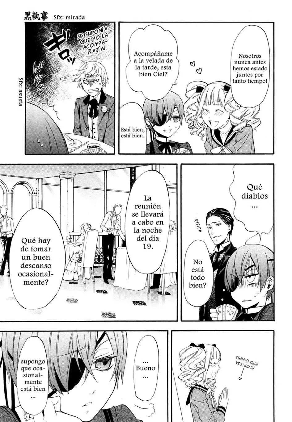 Black Butler capítulo 52, página 8