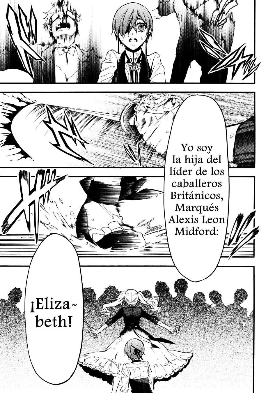 Black Butler capítulo 57, página 34