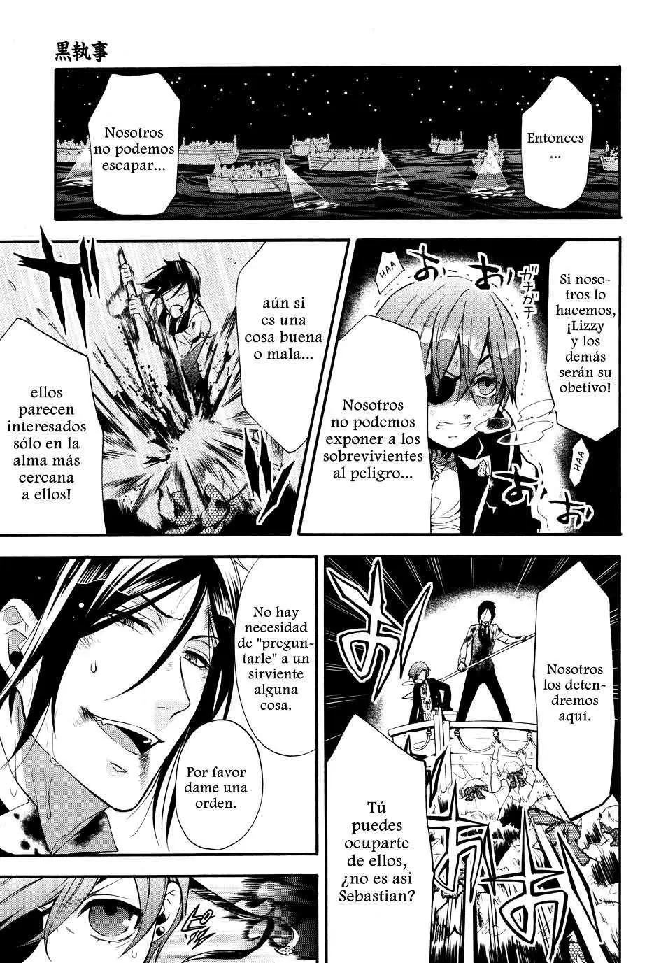 Black Butler capítulo 65, página 23