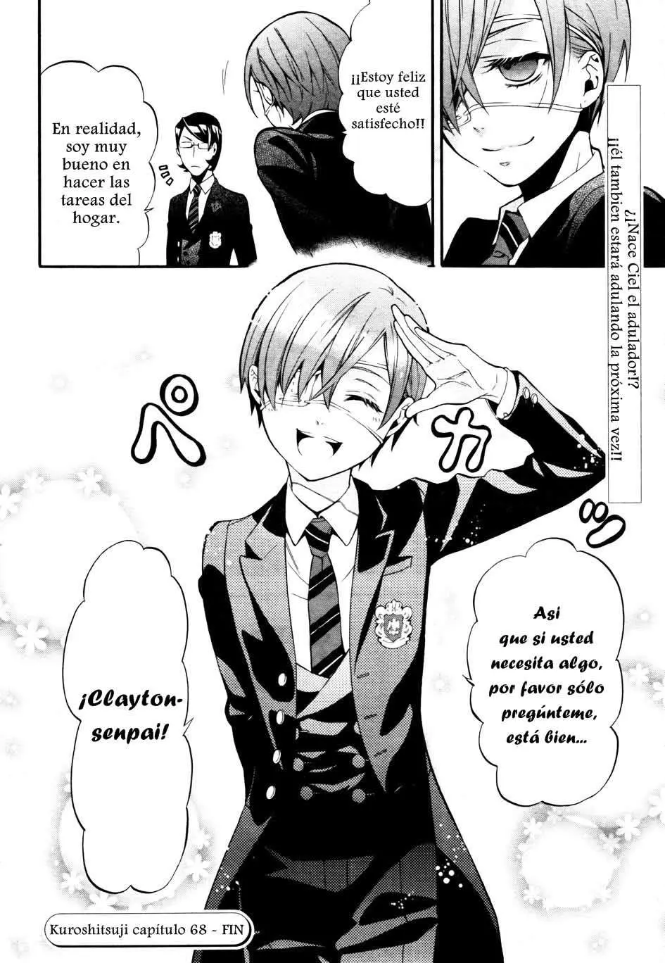 Black Butler capítulo 68, página 34