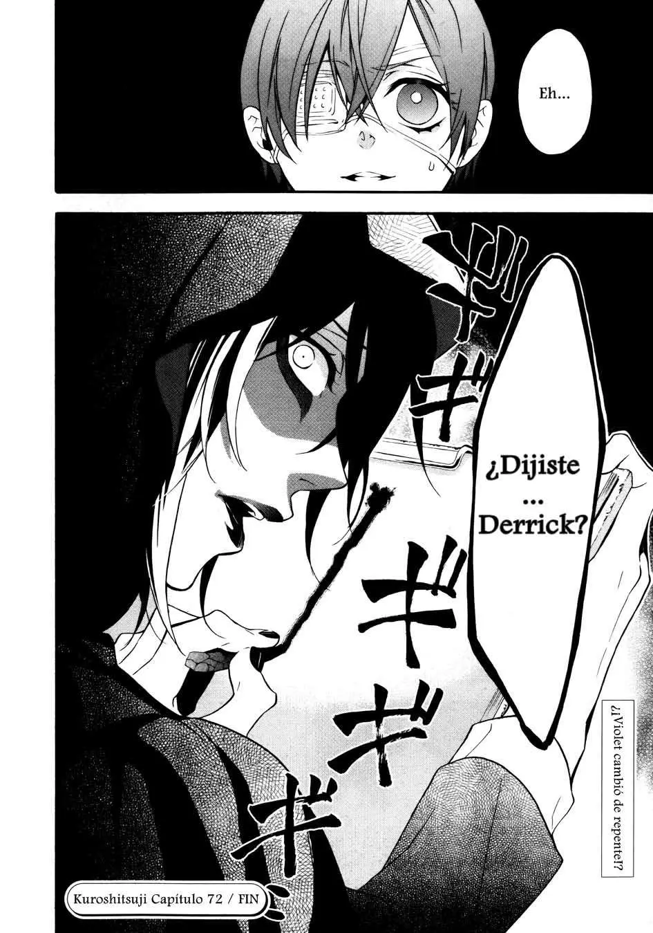 Black Butler capítulo 72, página 28