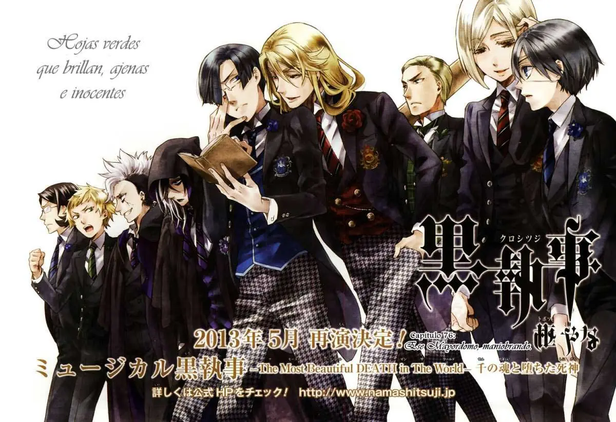 Black Butler capítulo 76, página 3