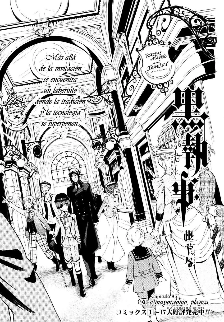 Black Butler capítulo 85, página 3