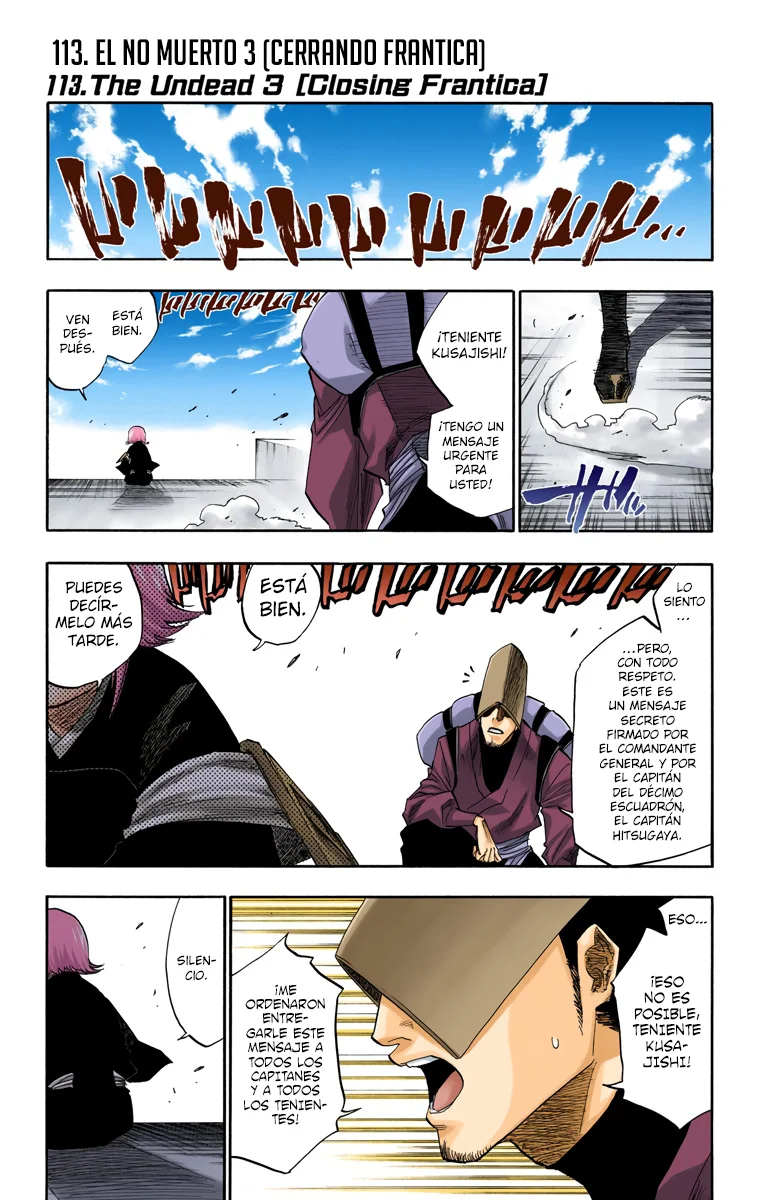 Bleach (Color) capítulo 113, página 2