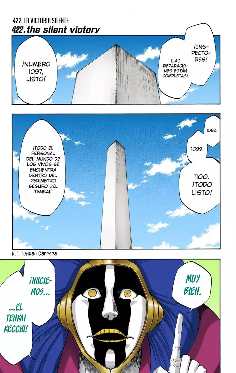 Bleach (Color) capítulo 422, página 2