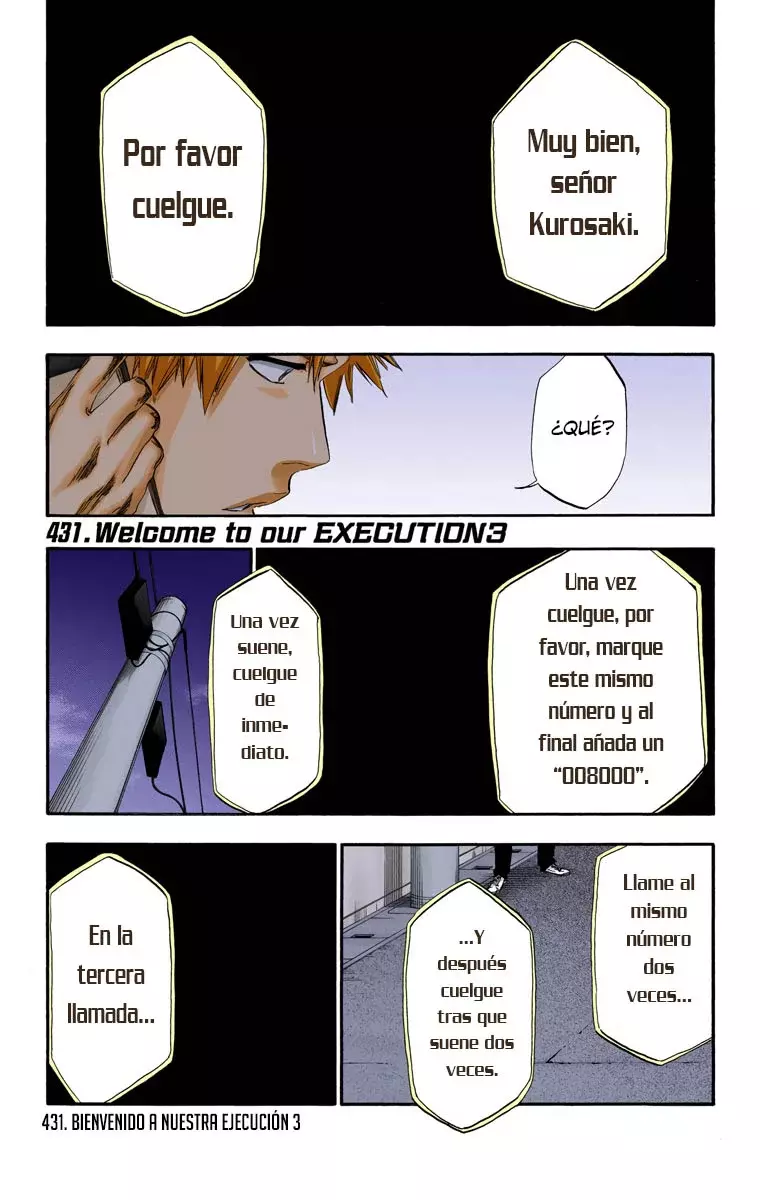 Bleach (Color) capítulo 431, página 2