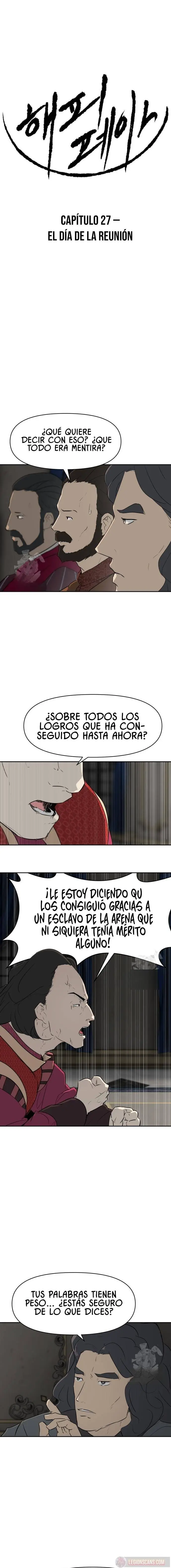 Cara feliz: De esclavo a leyenda de la arena. capítulo 27, página 1