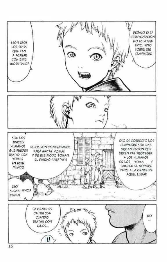 Claymore capítulo 1, página 12