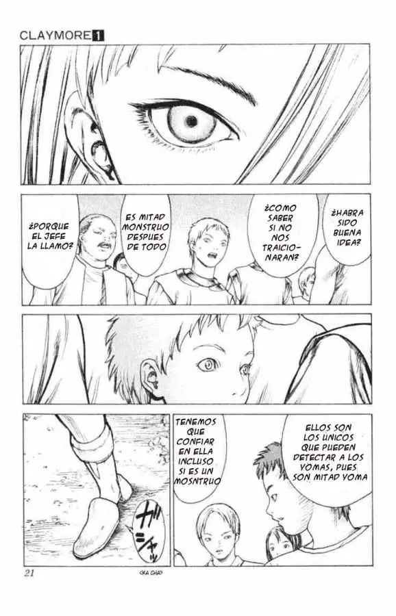 Claymore capítulo 1, página 18