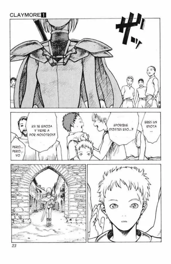Claymore capítulo 1, página 20