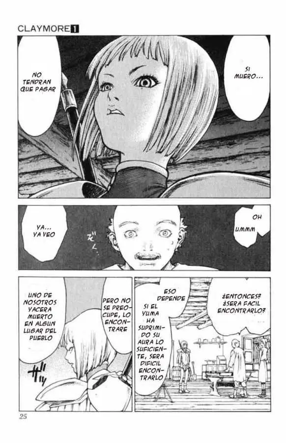 Claymore capítulo 1, página 22