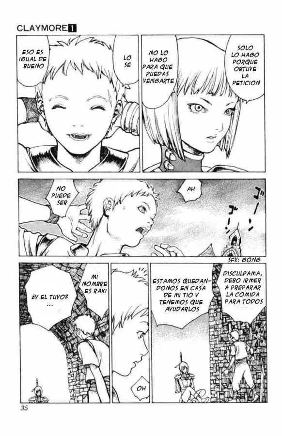 Claymore capítulo 1, página 32