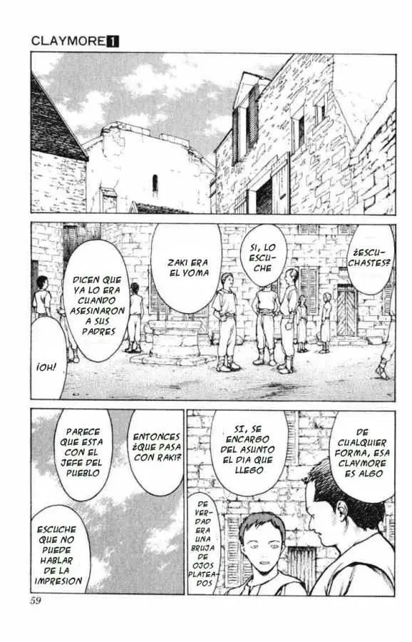Claymore capítulo 1, página 57