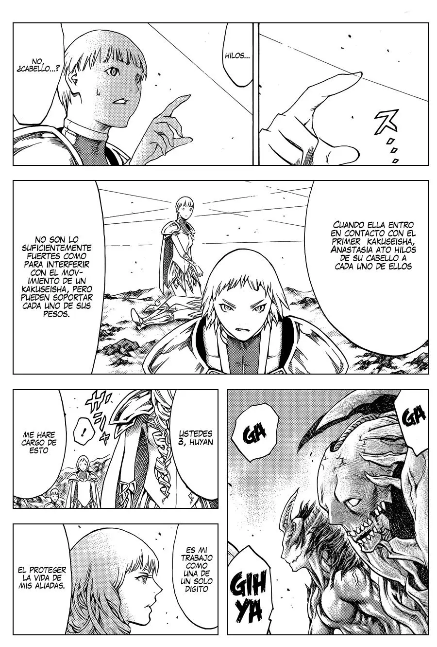Claymore capítulo 111, página 14