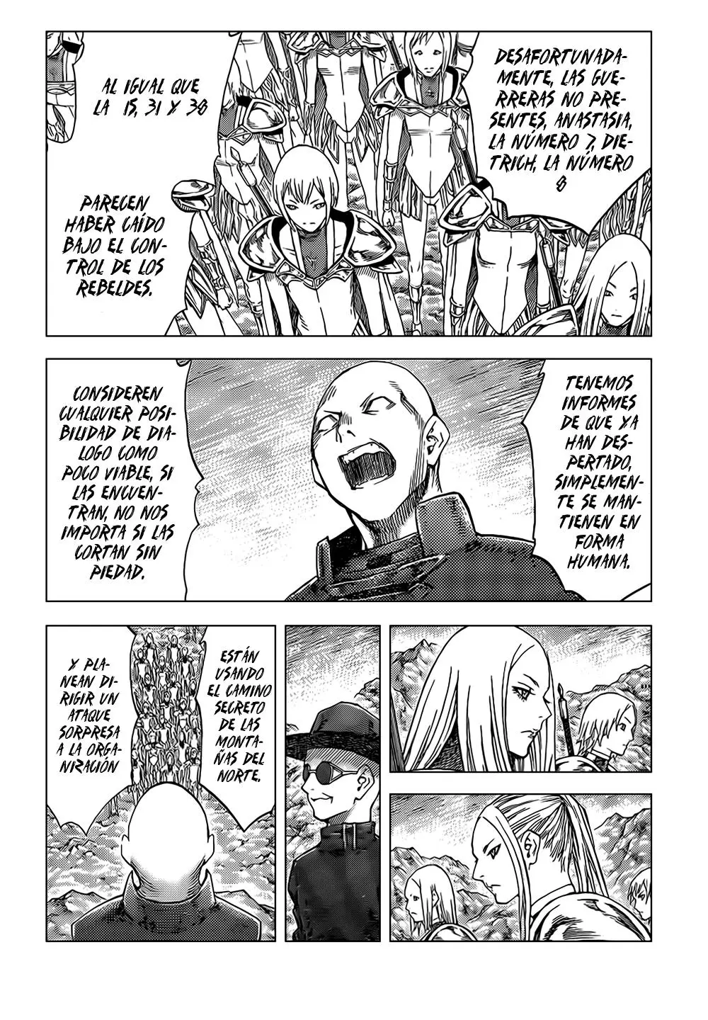 Claymore capítulo 113, página 13