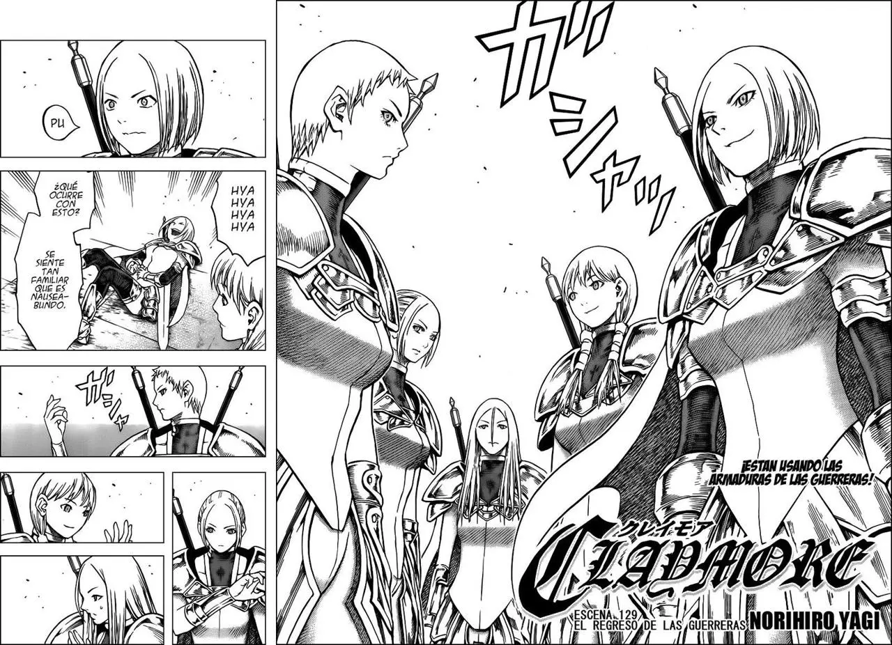 Claymore capítulo 129, página 3