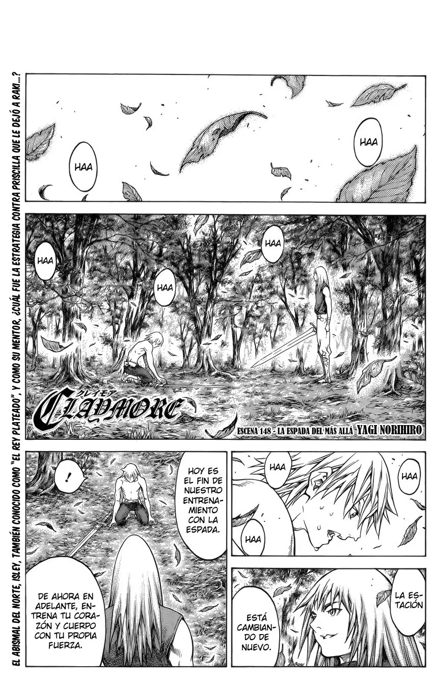 Claymore capítulo 148, página 1