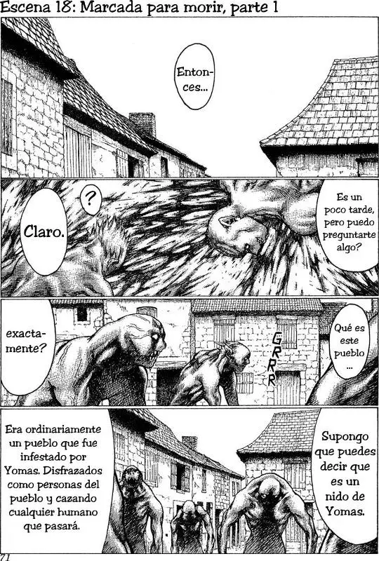 Claymore capítulo 18, página 1