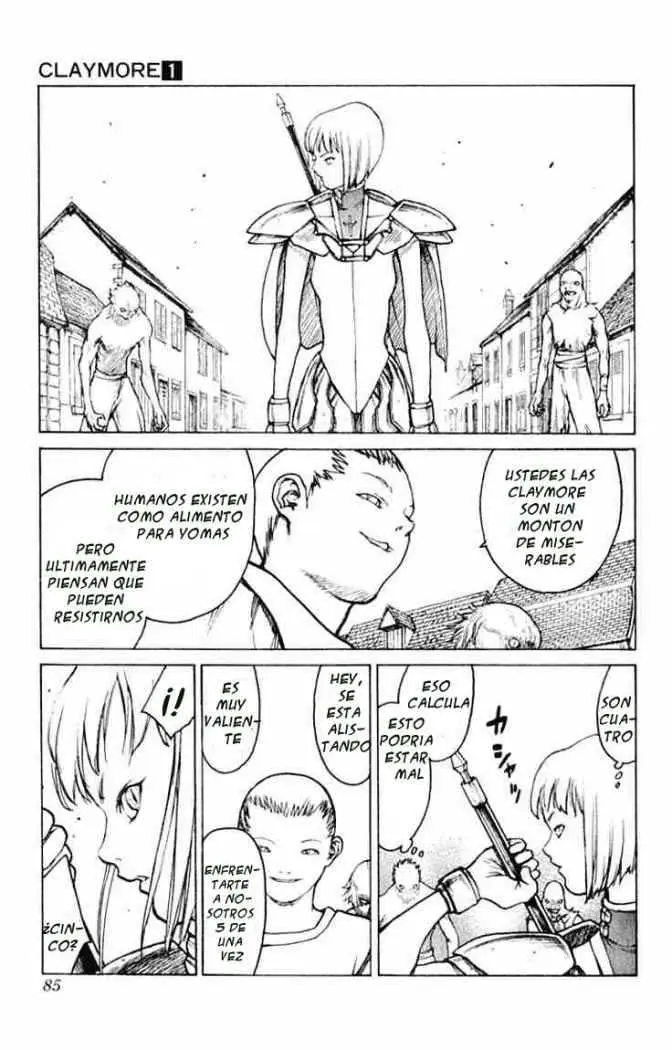 Claymore capítulo 2, página 17