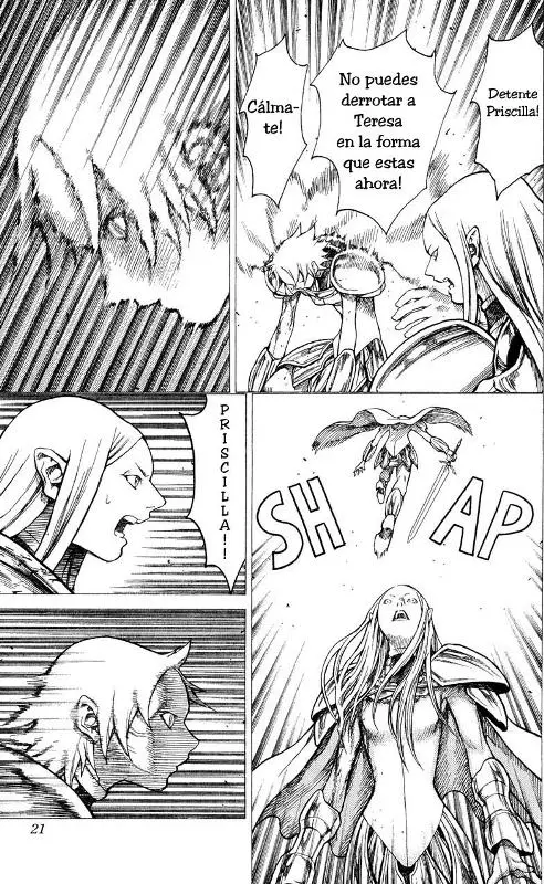Claymore capítulo 22, página 21