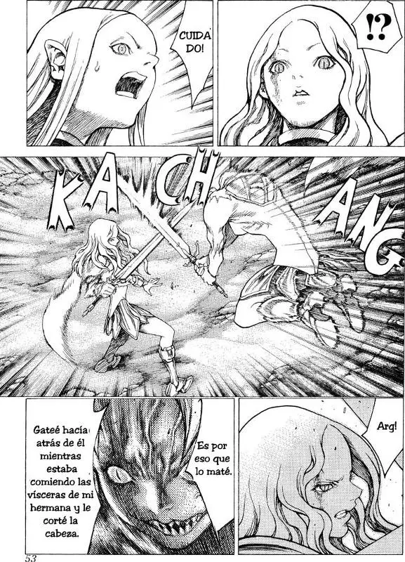 Claymore capítulo 23, página 14