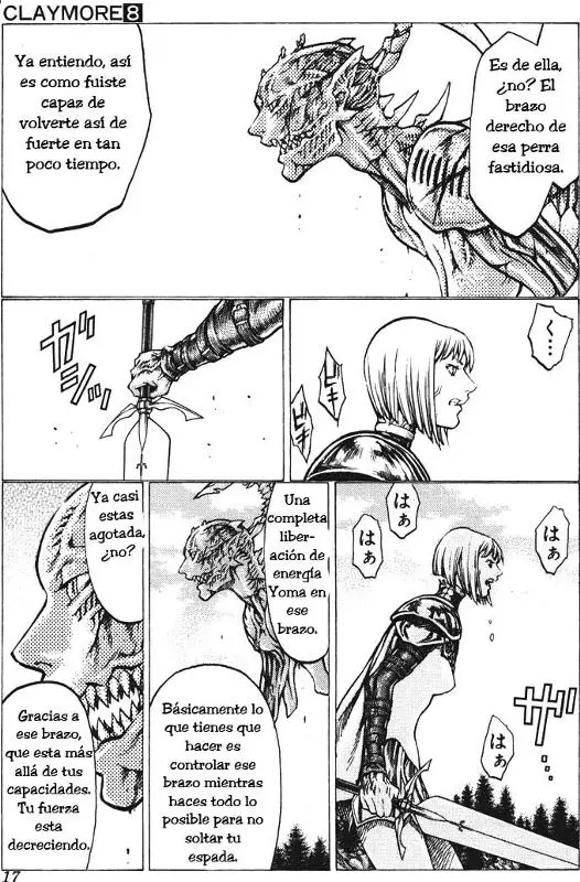 Claymore capítulo 40, página 17