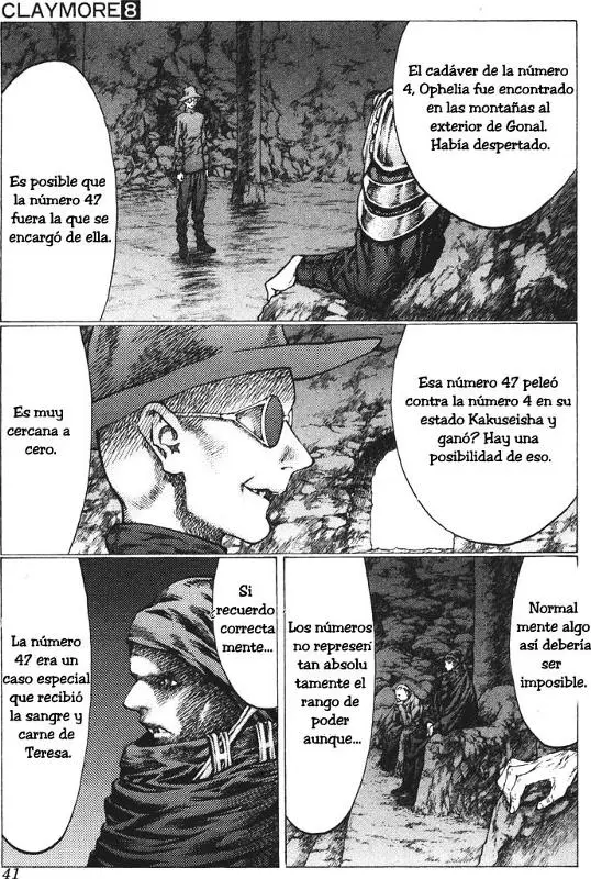 Claymore capítulo 41, página 5