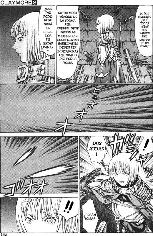 Claymore capítulo 43, página 3
