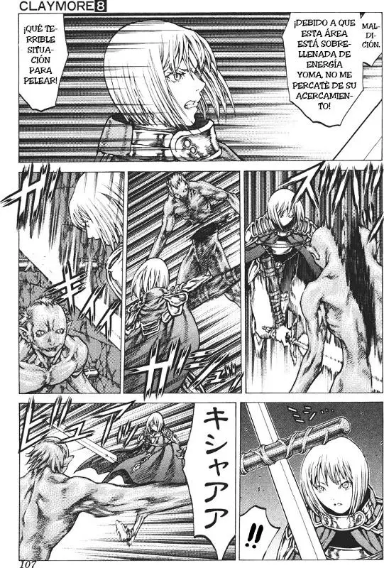 Claymore capítulo 43, página 5