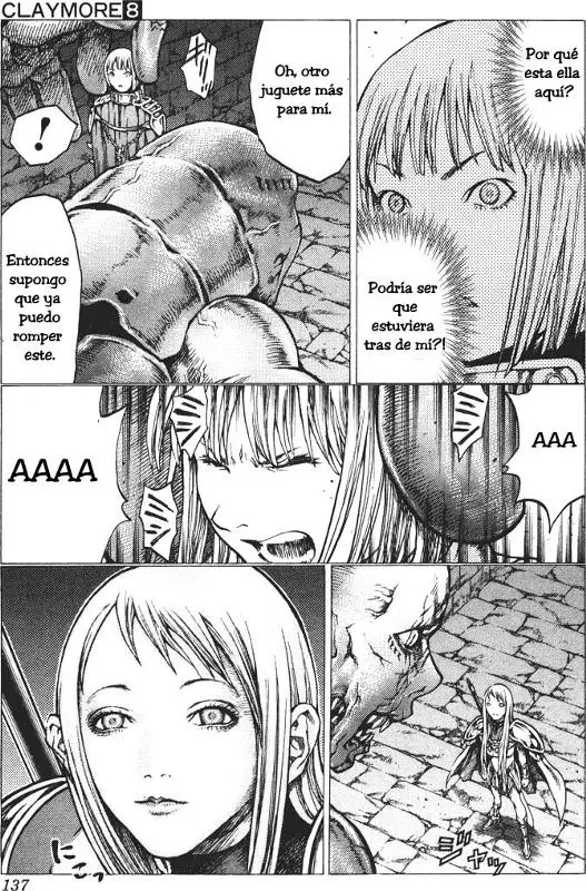 Claymore capítulo 44, página 3