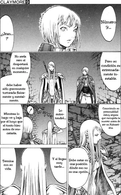Claymore capítulo 46, página 20