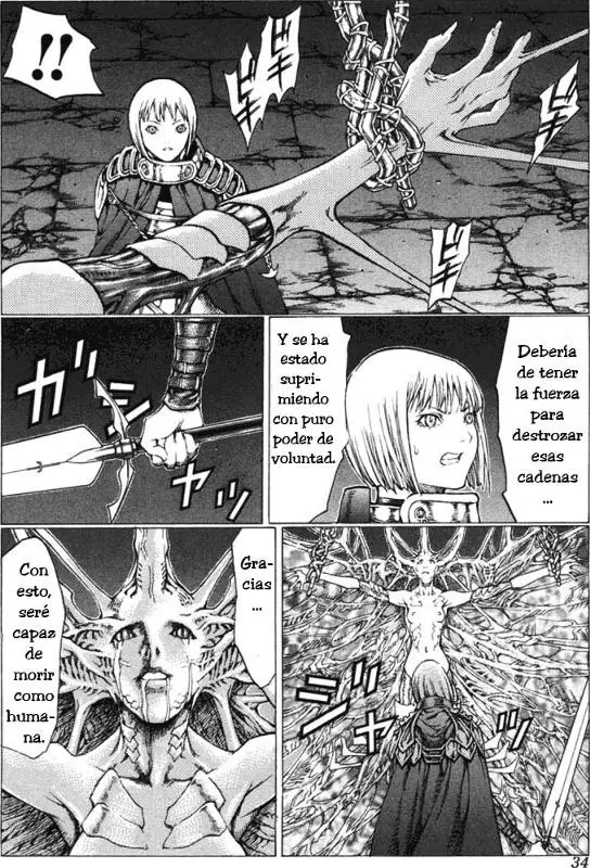 Claymore capítulo 46, página 32