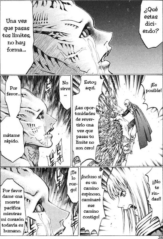 Claymore capítulo 46, página 34