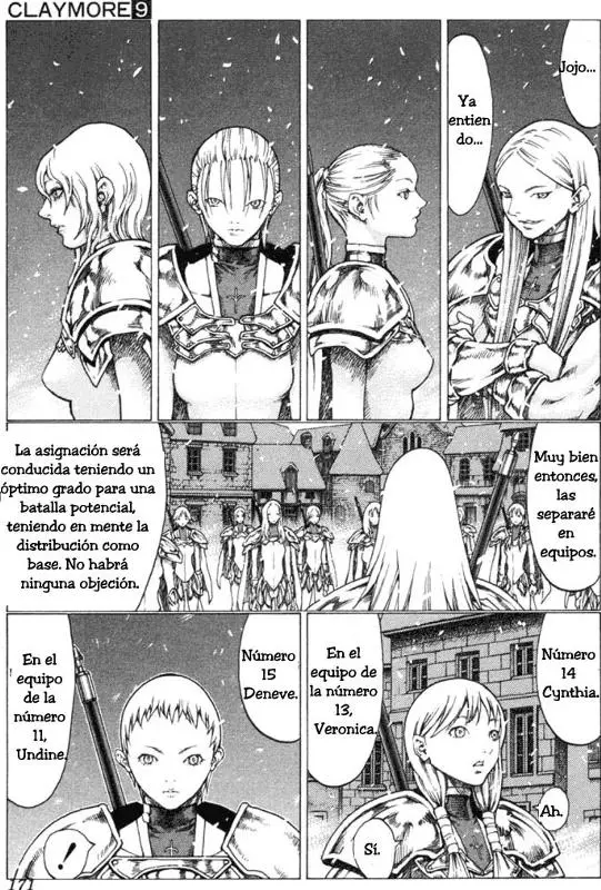 Claymore capítulo 51, página 13
