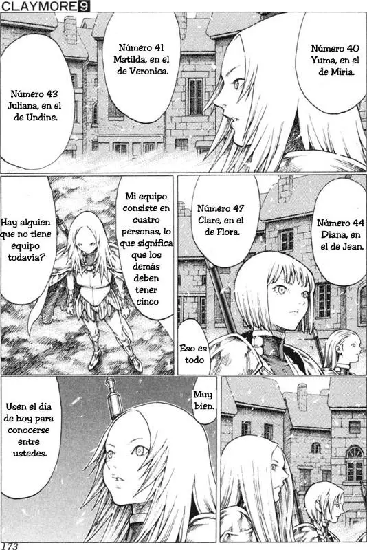 Claymore capítulo 51, página 15