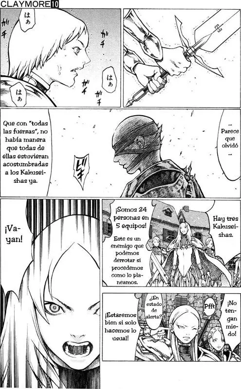 Claymore capítulo 52, página 20