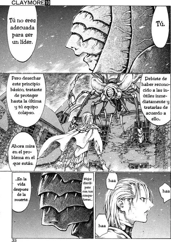 Claymore capítulo 52, página 36