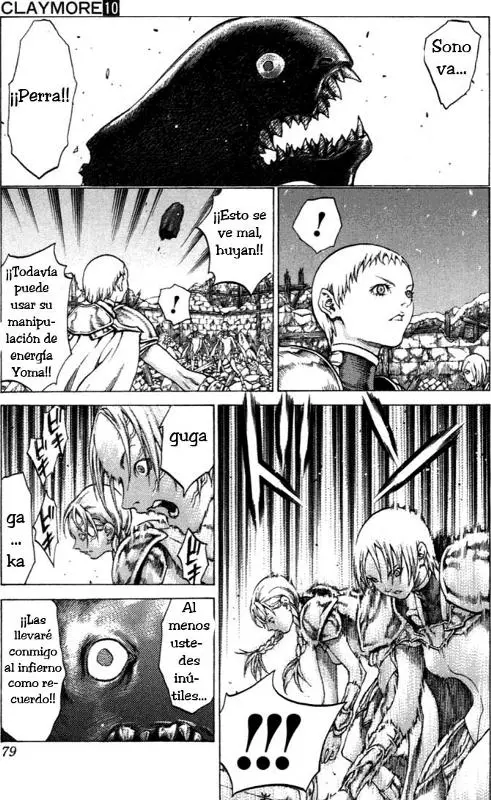 Claymore capítulo 54, página 9