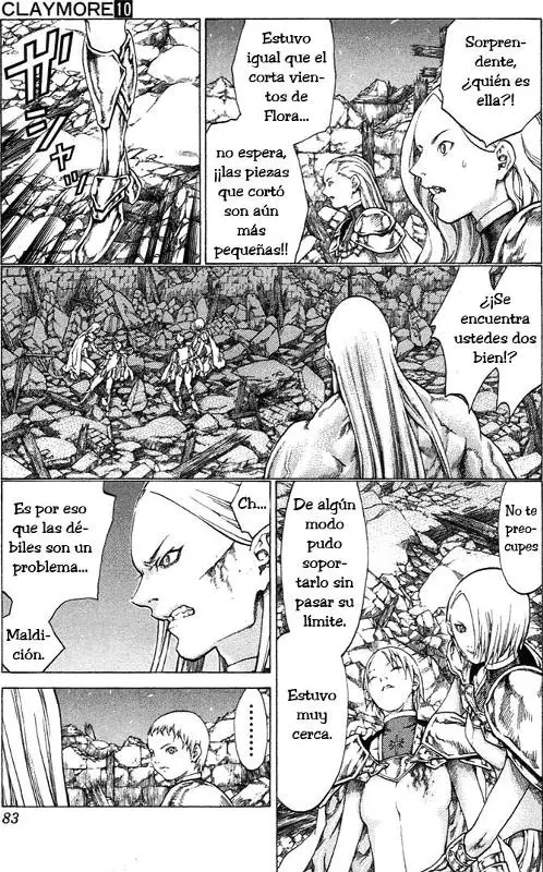 Claymore capítulo 54, página 12