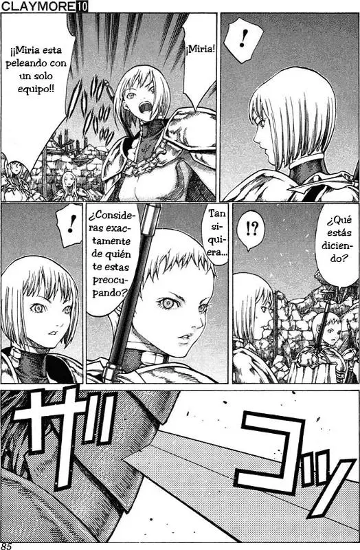 Claymore capítulo 54, página 14