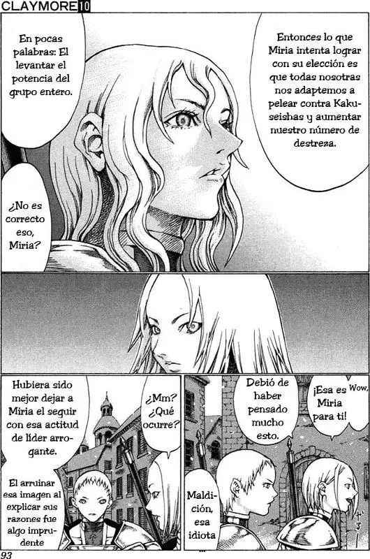 Claymore capítulo 54, página 22