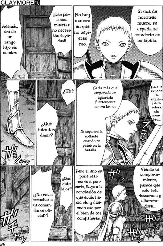 Claymore capítulo 54, página 28