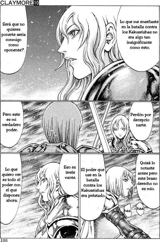 Claymore capítulo 55, página 3