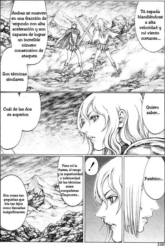 Claymore capítulo 55, página 4
